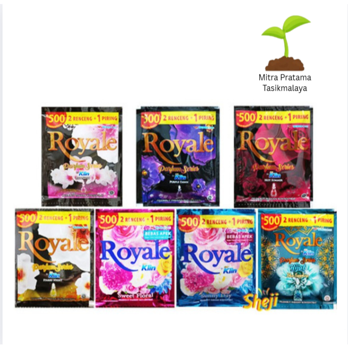 Pewangi Pakaian Royale So Klin Softener Renceng 12 Sachet 13 ml