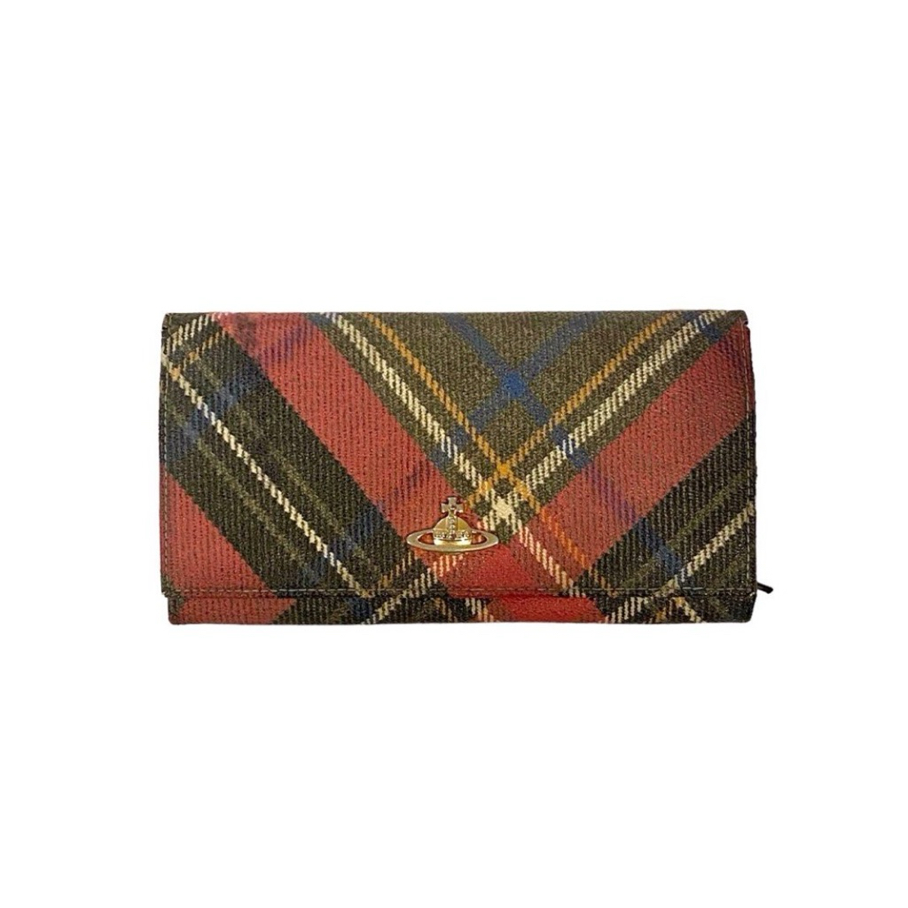 Vivienne Westwood Red Tartan Wallet | Preloved