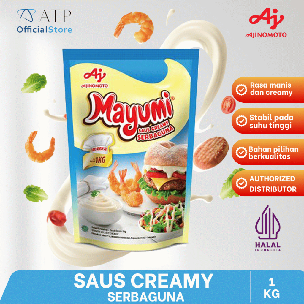 Mayumi Mayonaise  1 kg (Saus Creamy Serbaguna)