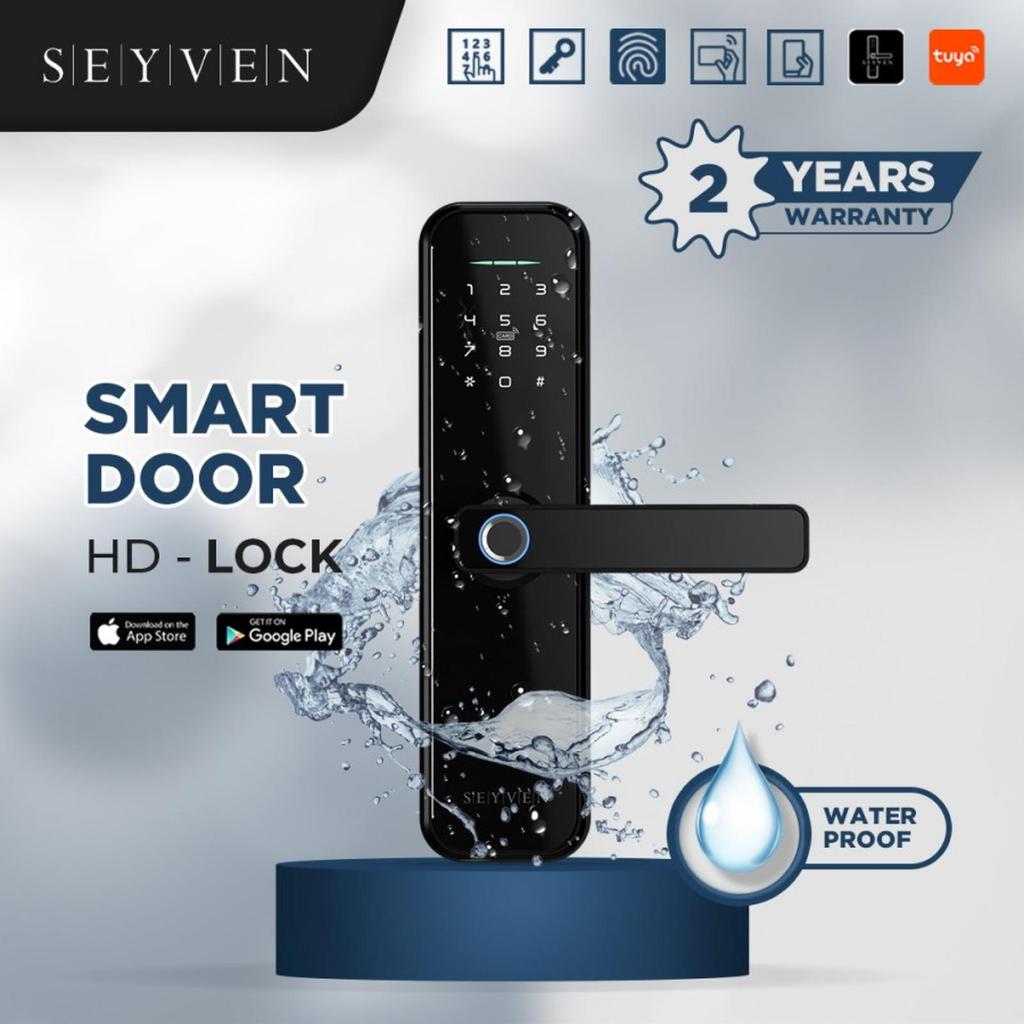 SMART DOOR LOCK SEYVEN HD-TT LOCK SEYVEN SMART HOME, SMART ALARM