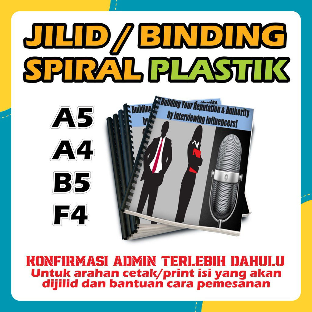 Jilid SPIRAL PLASTIK