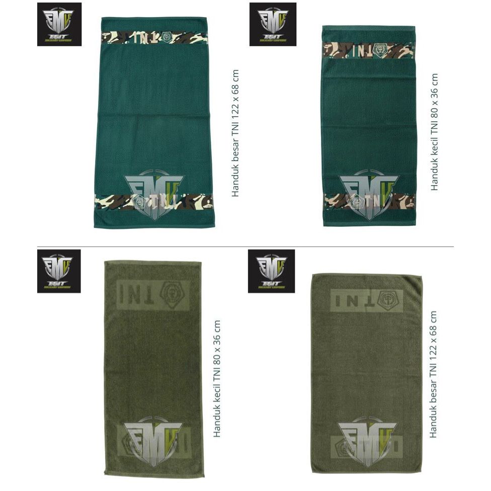 handuk protaf handuk hijau loreng kecil,besar loreng handuk hijau polos besar,kecil
