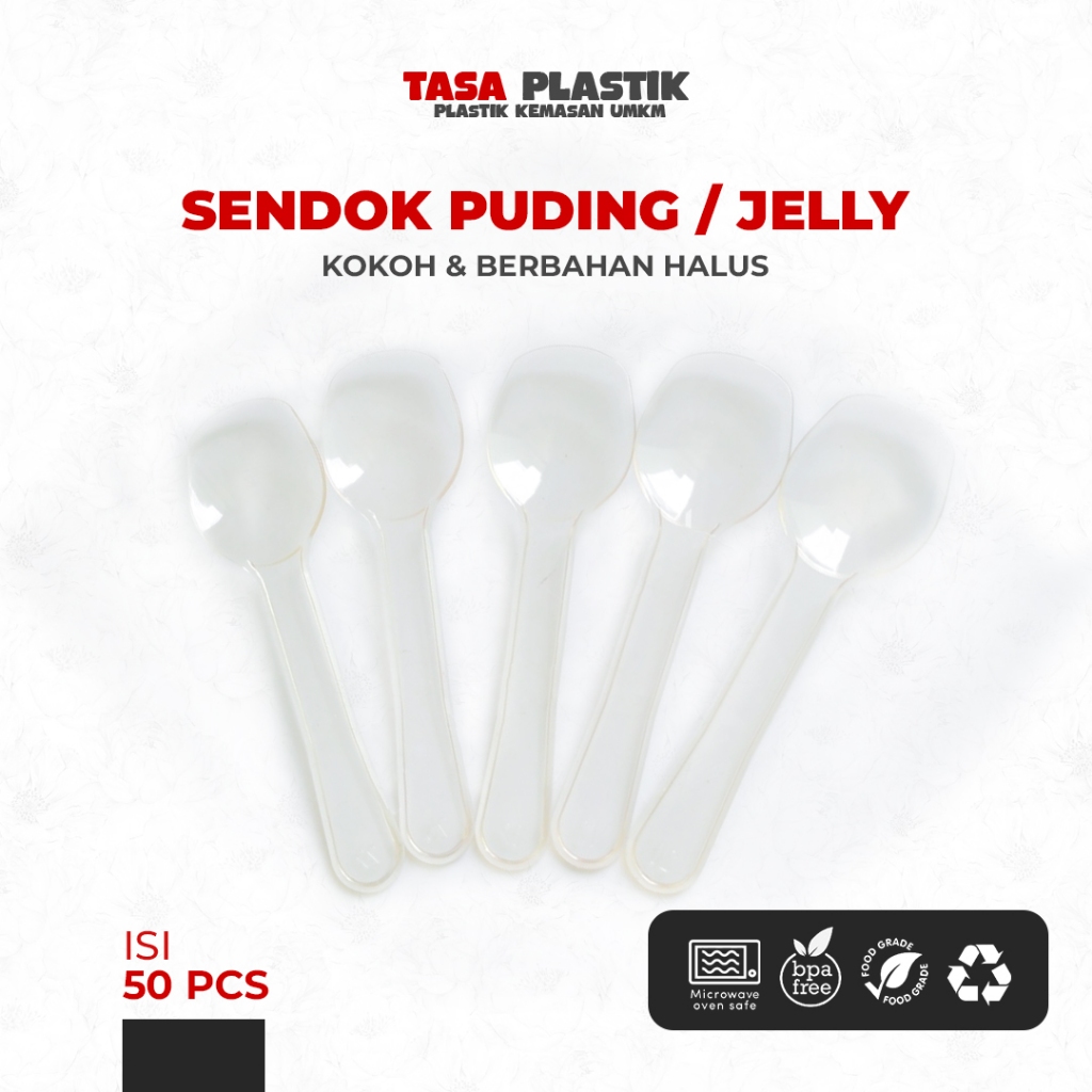 Sendok Puding / Sendok Jelly Isi 50 Sumobox