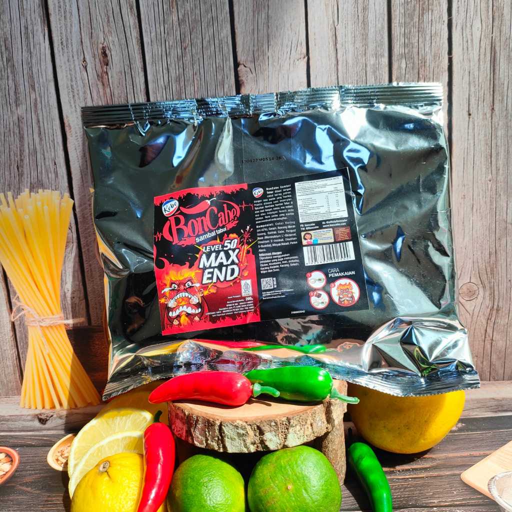 Nyimas_Case Bon Cabe Level 10 15 30 50 Nori Rumput Laut Seaweed Horeka 105 200 230 250 Gr