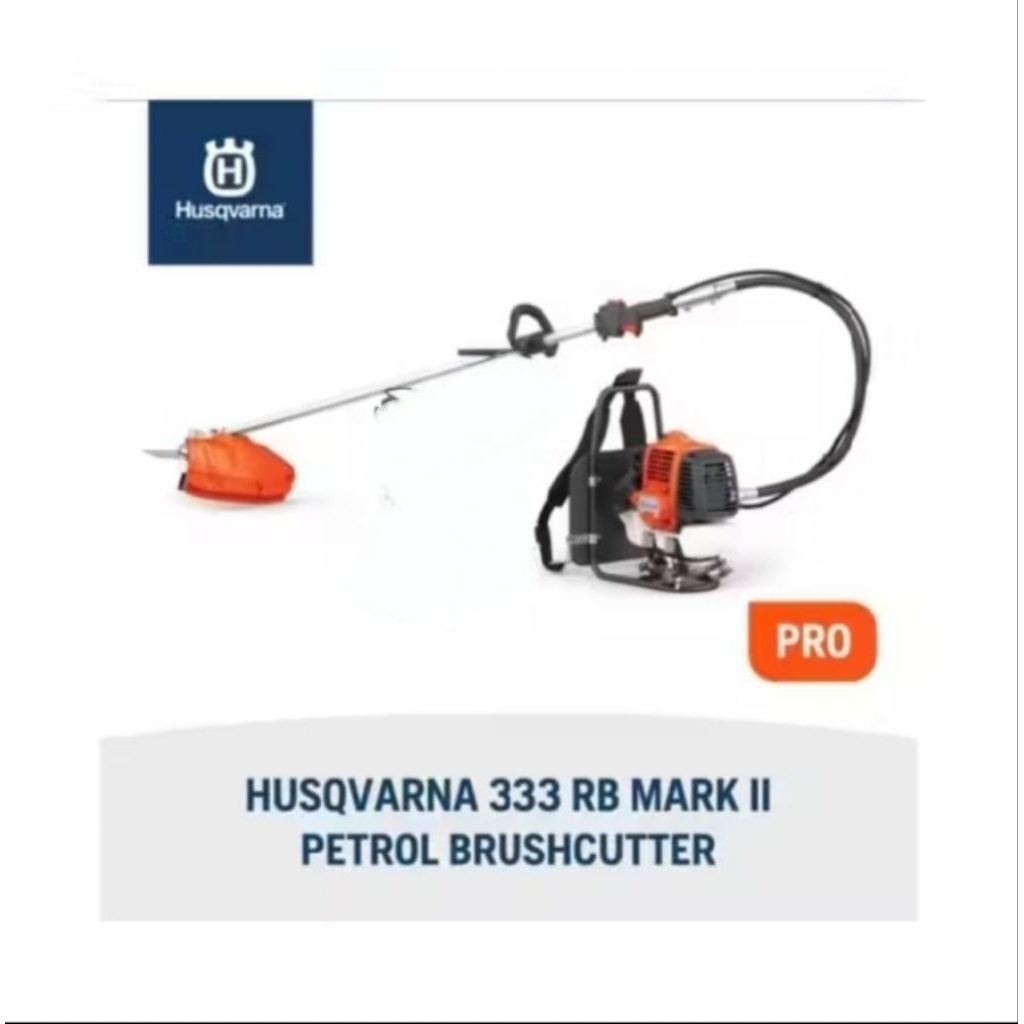 Mesin Potong Rumput Gendong 2 Tak Husqvarna 333 RB Mark II ORIGINAL SWEDIA / Brush Cutter 2 Stroke