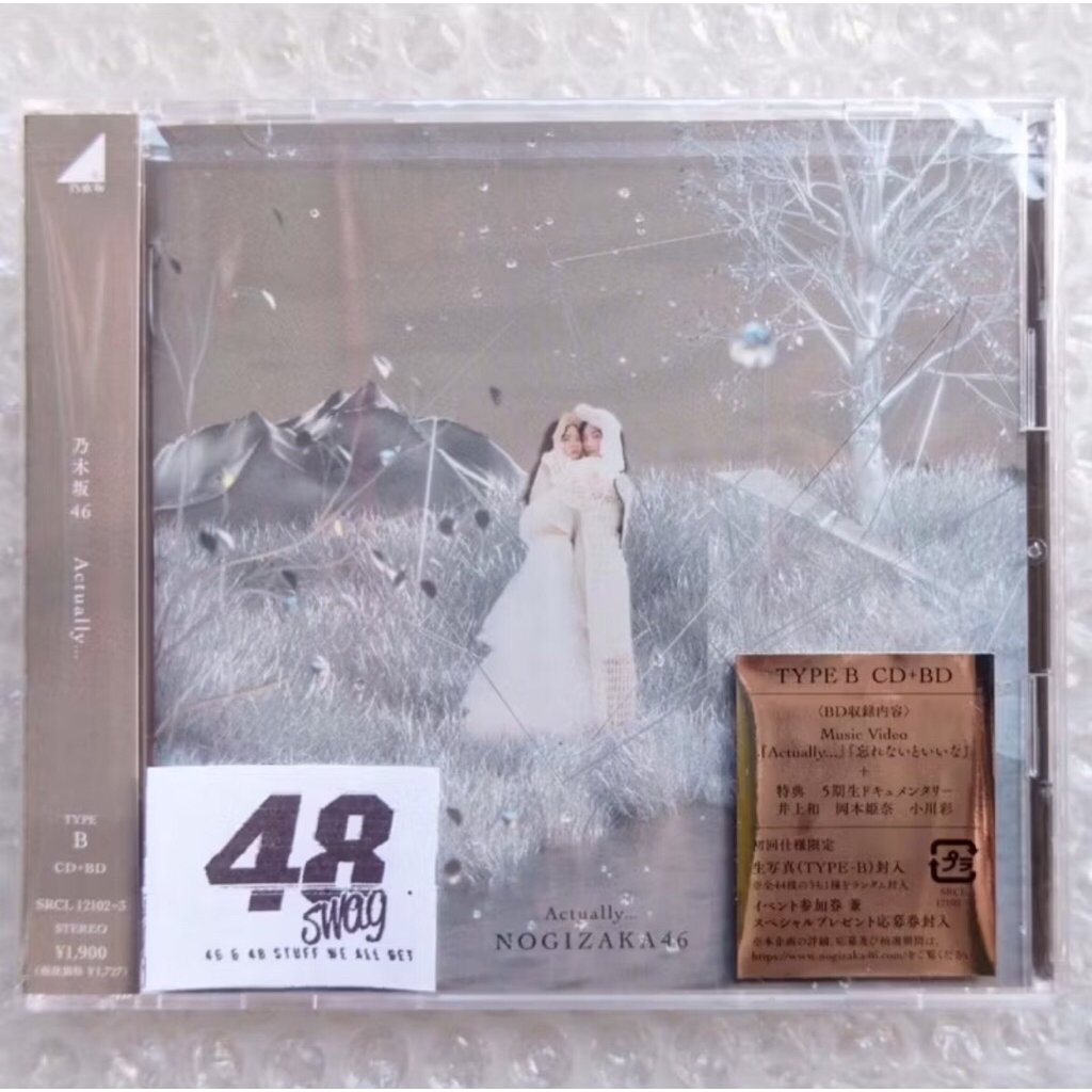 Nogizaka46 29th Single - Actually Type B (CD + Bluray Only)
