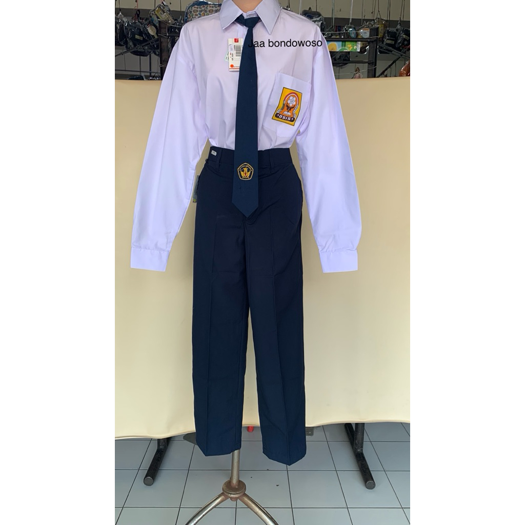 kaido seragam smp celana panjang karet smp biru celana biru panjang karet smp celana panjang pinggan