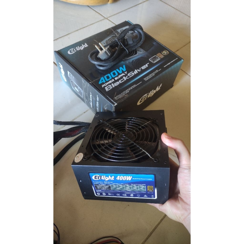 PSU Enlight 400W Normal Bekas | PC Kantor / Rumahan