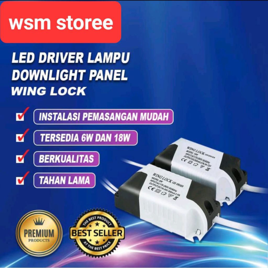 Trafo panel ballast LED driver