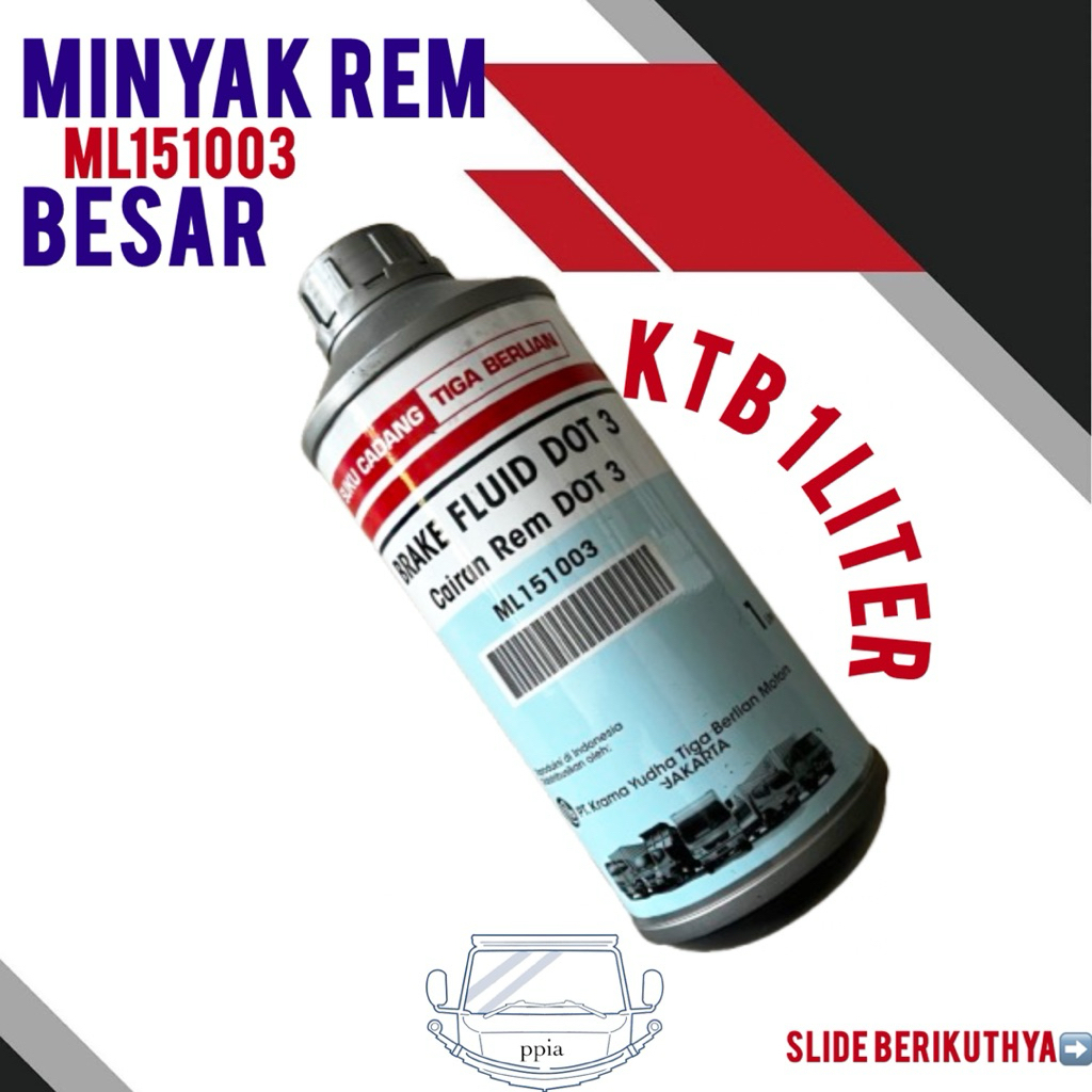 minyak rem besar original ML151003 minyak rem besar 1 liter original minyak rem dot 3 minyak rem 1 l