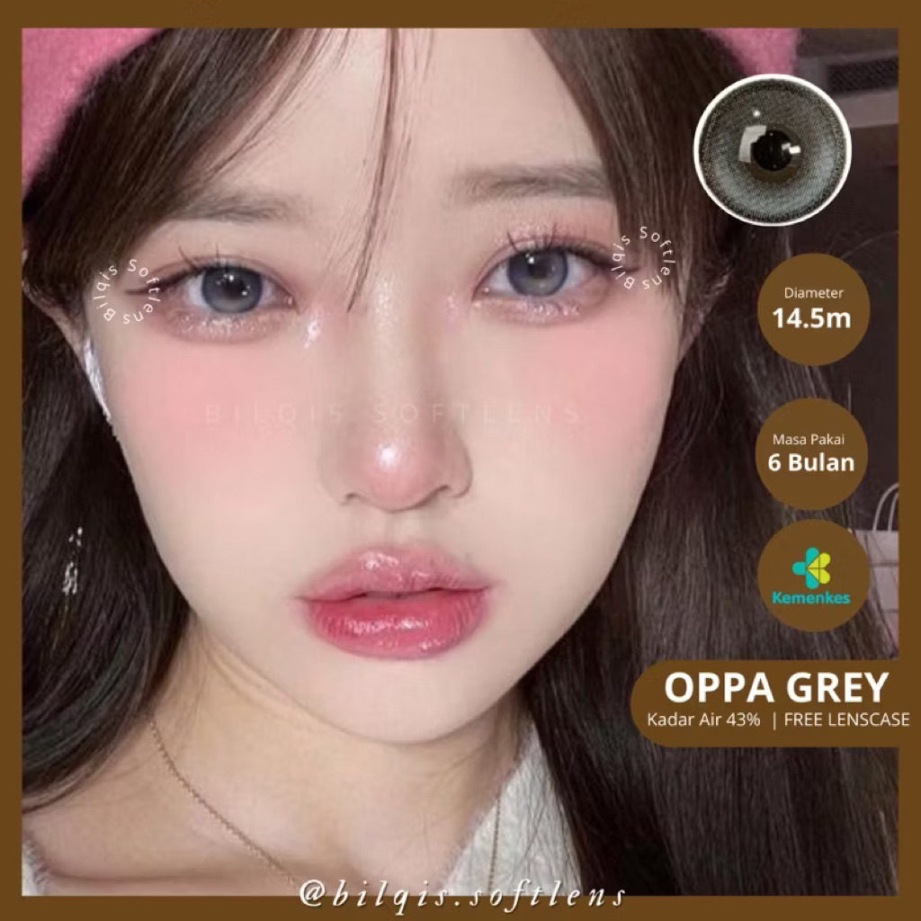 SOFTLENS KOREA OPPA grey