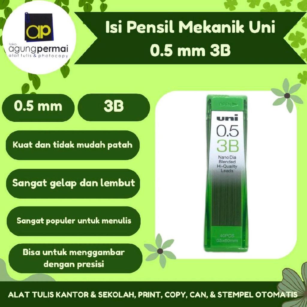 Isi Pensil Mekanik Uni Nano Dia 0.5 3B