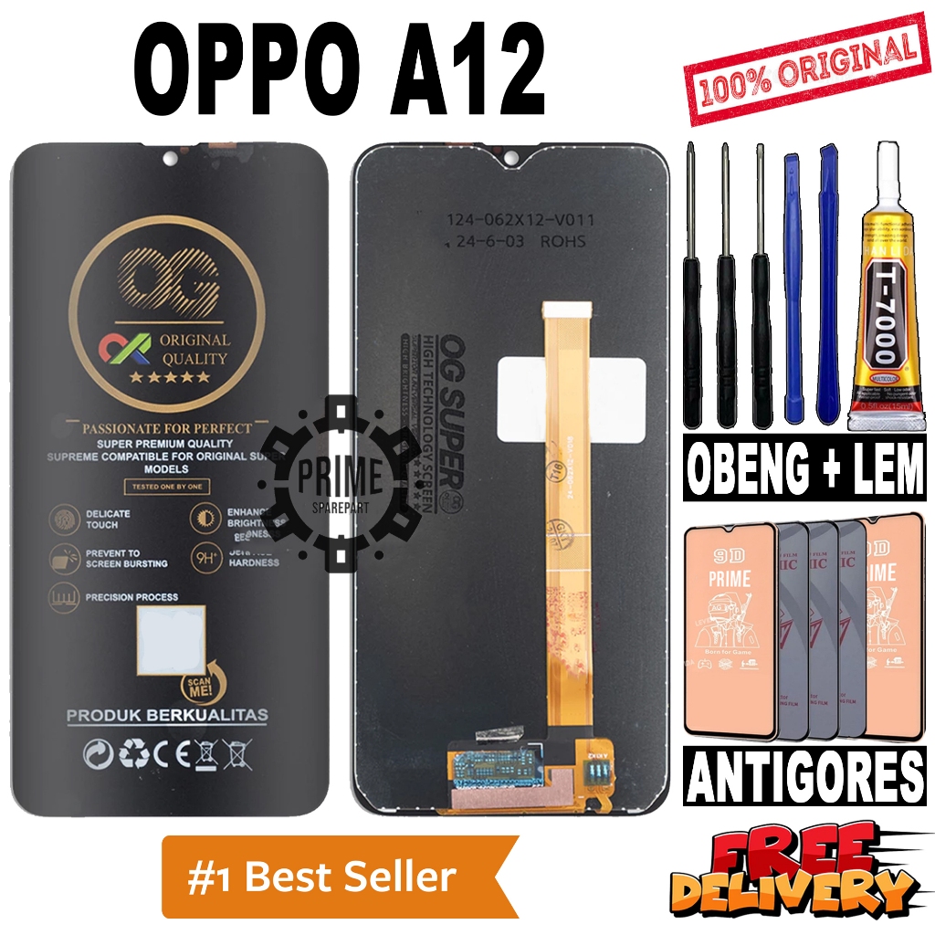 LCD TOUCHSCREEN OPPO A12 ORIGINAL OEM LCD OPPO A12 FULLSET