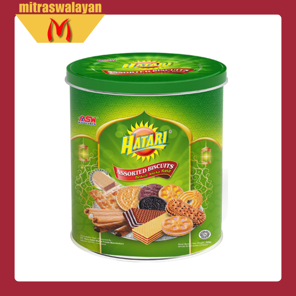 HATARI Biscuits Assorted Kemasan Tins 300 gr