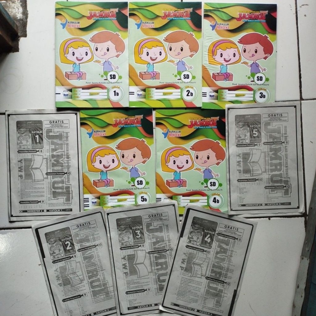 LKS Jamrut Pendidikan Agama Katolik ; Kunci lks agama katolik kelas 1,2,3,4,5,6 SD