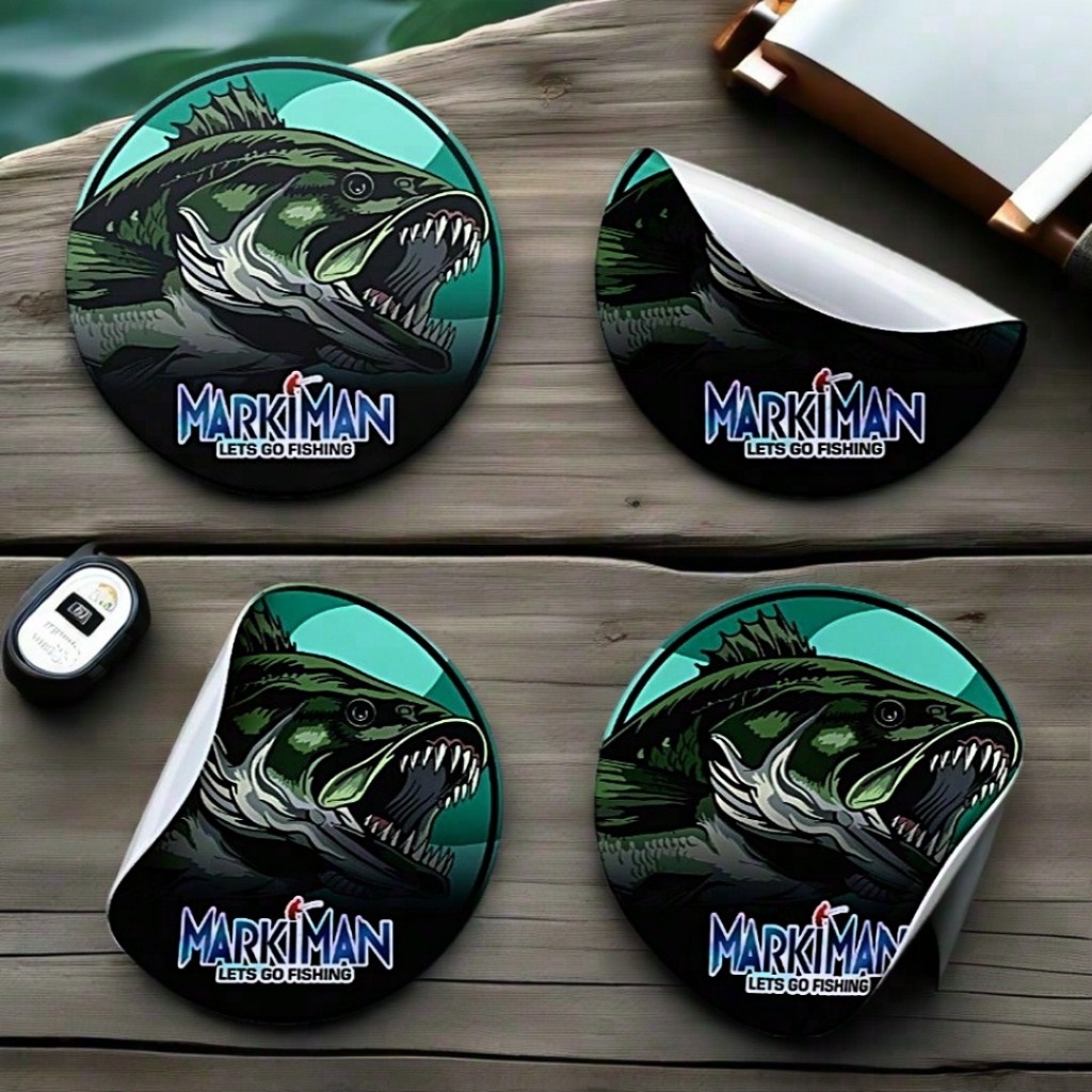 Sticker Cutting Markiman Fishing Original Hologram Waterproof Anti Air Reflektif Cahaya – Stiker Dec