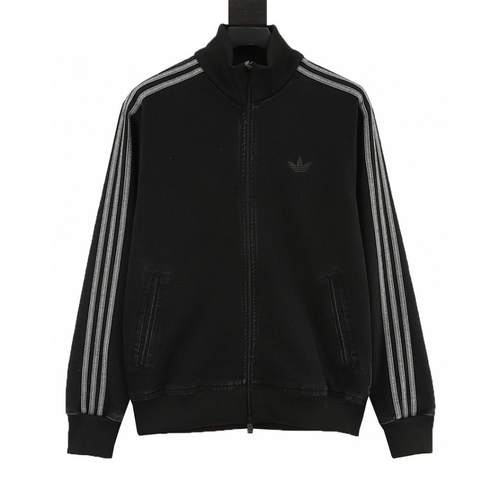 Adidas originals ADICOLOR Firebird DENIM Jacket black Size S M L XL