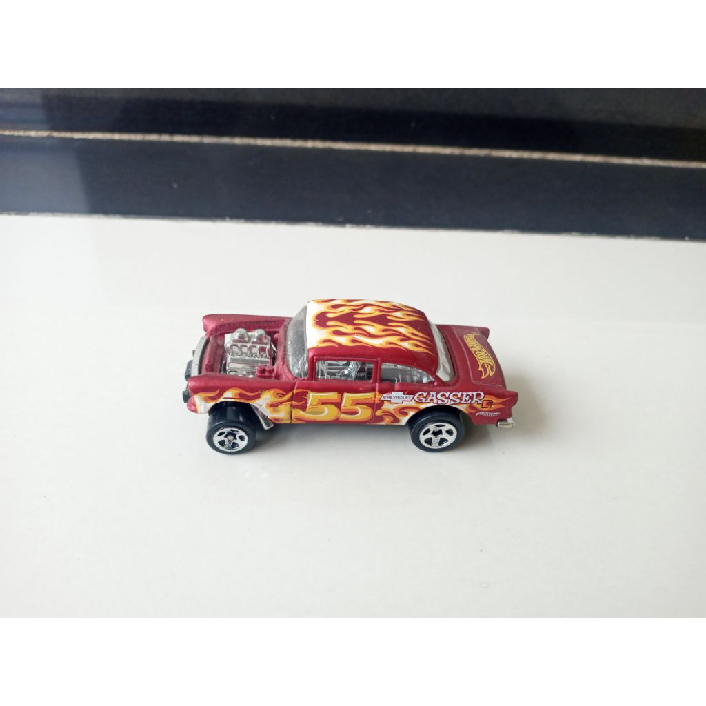 55 Chevy Bell Air Gasser merah loose reguler