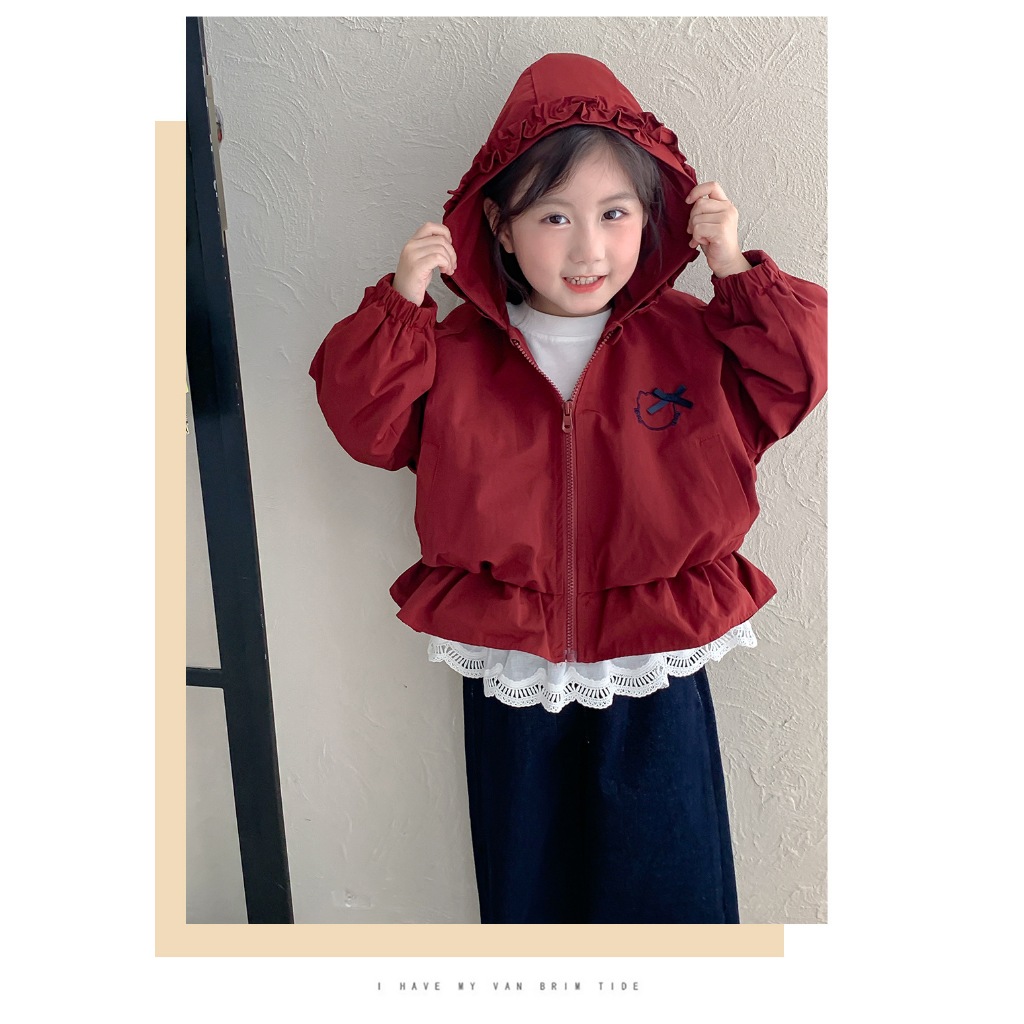 RBKI Jaket Hoodie Anak Perempuan Tebal Premium / Outer Anak Cewek Model Korea