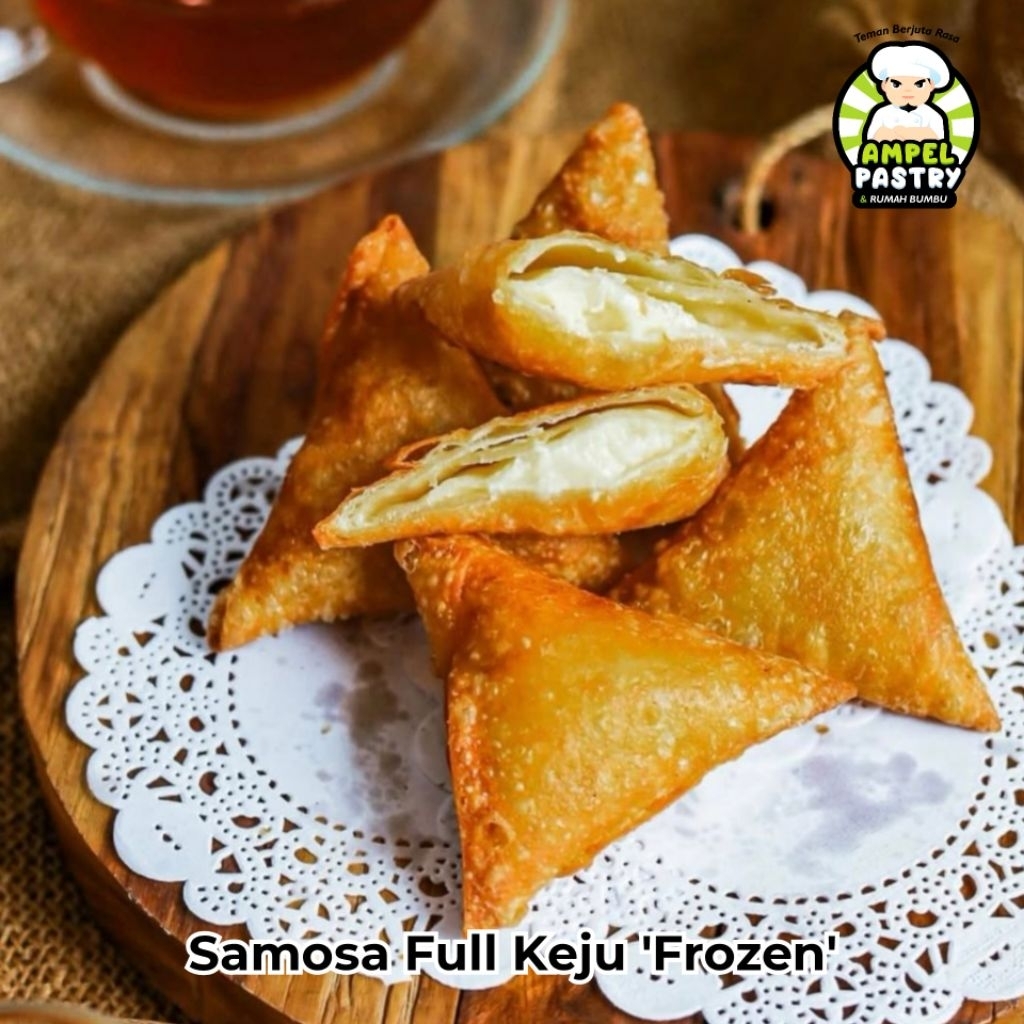 Sambosa / Samosa Keju 'Frozen / Beku' KHUSUS GOJEK - GRAB