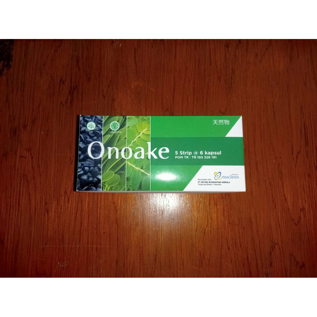 Onoake – Suplemen Herbal Alami | 5 Strip @ 6 Kapsul | BPOM TR 193326191