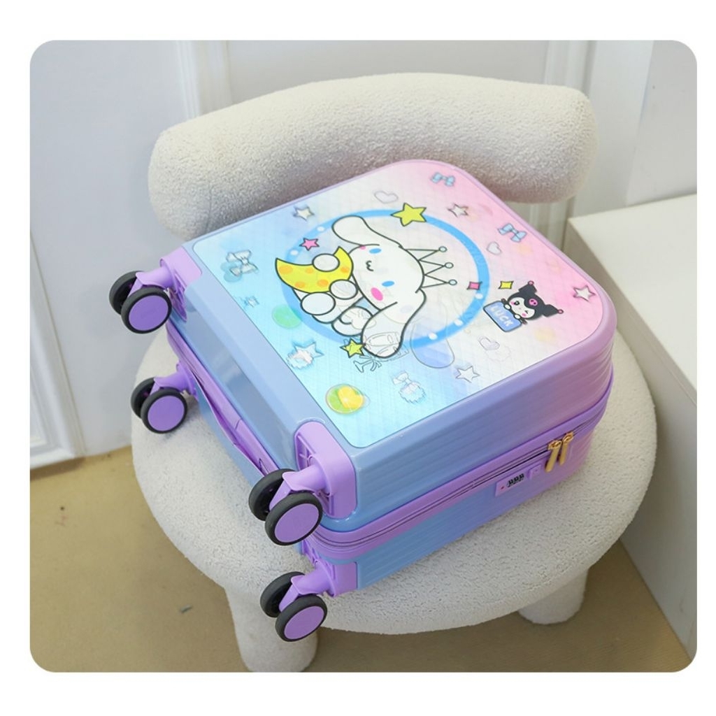 Koper Anak Karakter 3D Size 18inch / Koper Cabin Karakter Lucu 3D / Koper Karakter Sanrio 3D