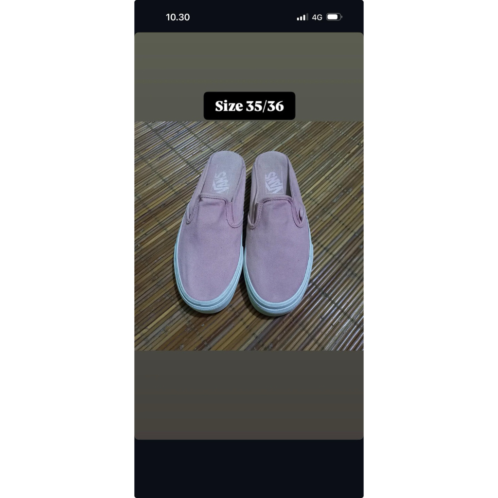 Preloved sepatu slip on Vans