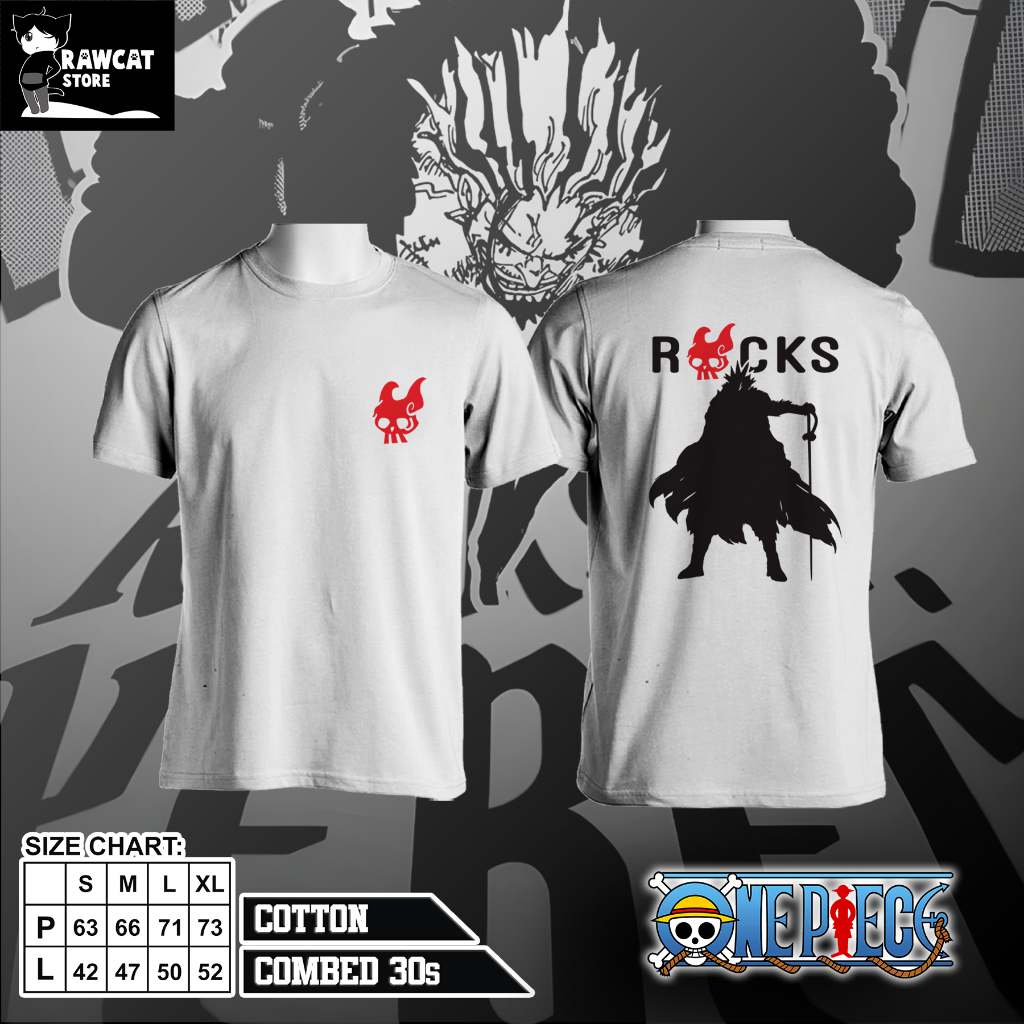 KAOS ANIME ONE PIECE - ROCKS D XEBEC - NEW DESIGN