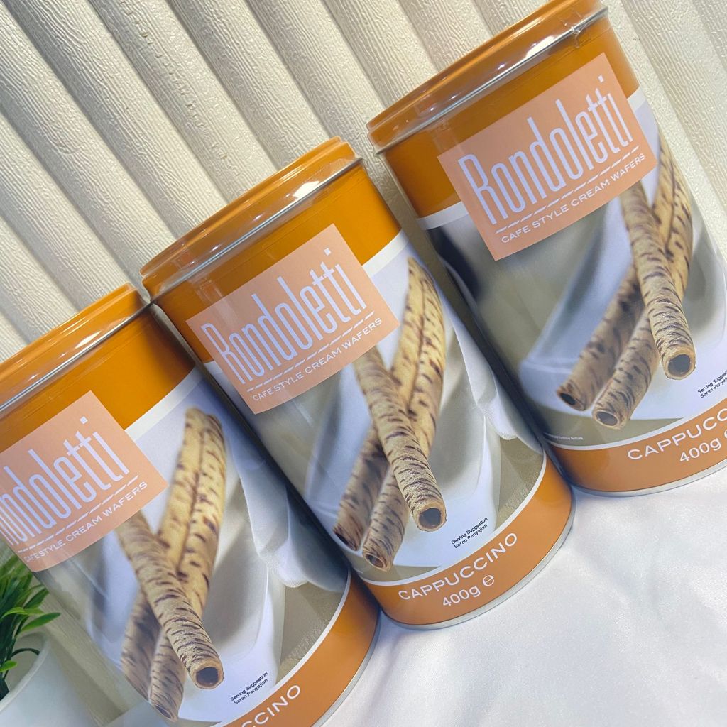 Rondoletti 400gr Per Dus/Karton 4 Varian Rasa /Astor Kaleng Wafer Premium Kualitas Export