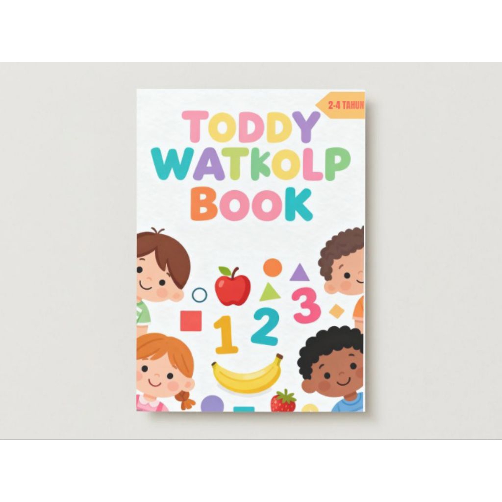 Worksheet Anak 2–4 Tahun | Belajar Warna & Bentuk | Buku Aktivitas PAUD