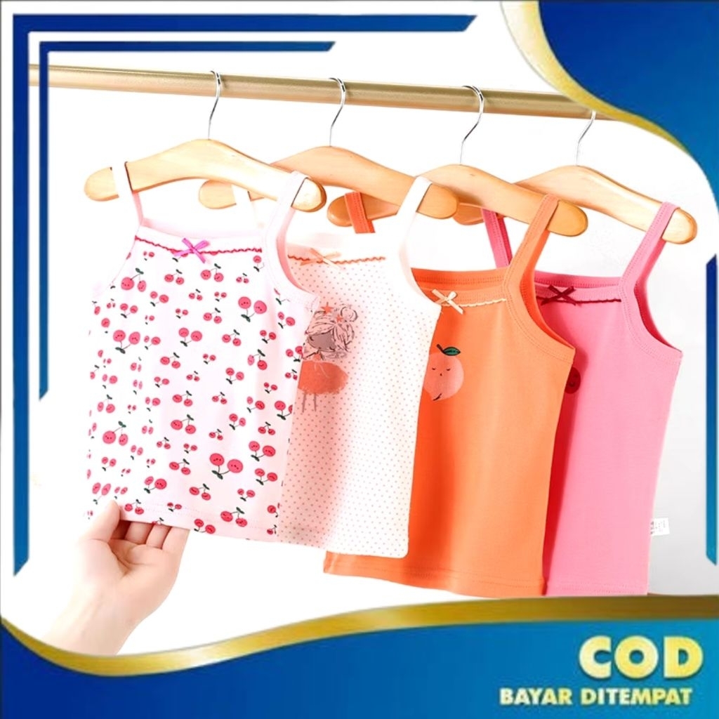 Tanktop Anak Perempuan Singlet Dalam Anak Kaos Kutang Bayi Kaos Bayi BJA014