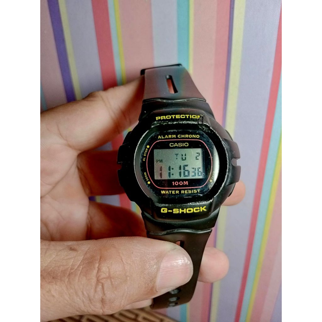 jam tangan kasio jisok DW 600 jadul bekas