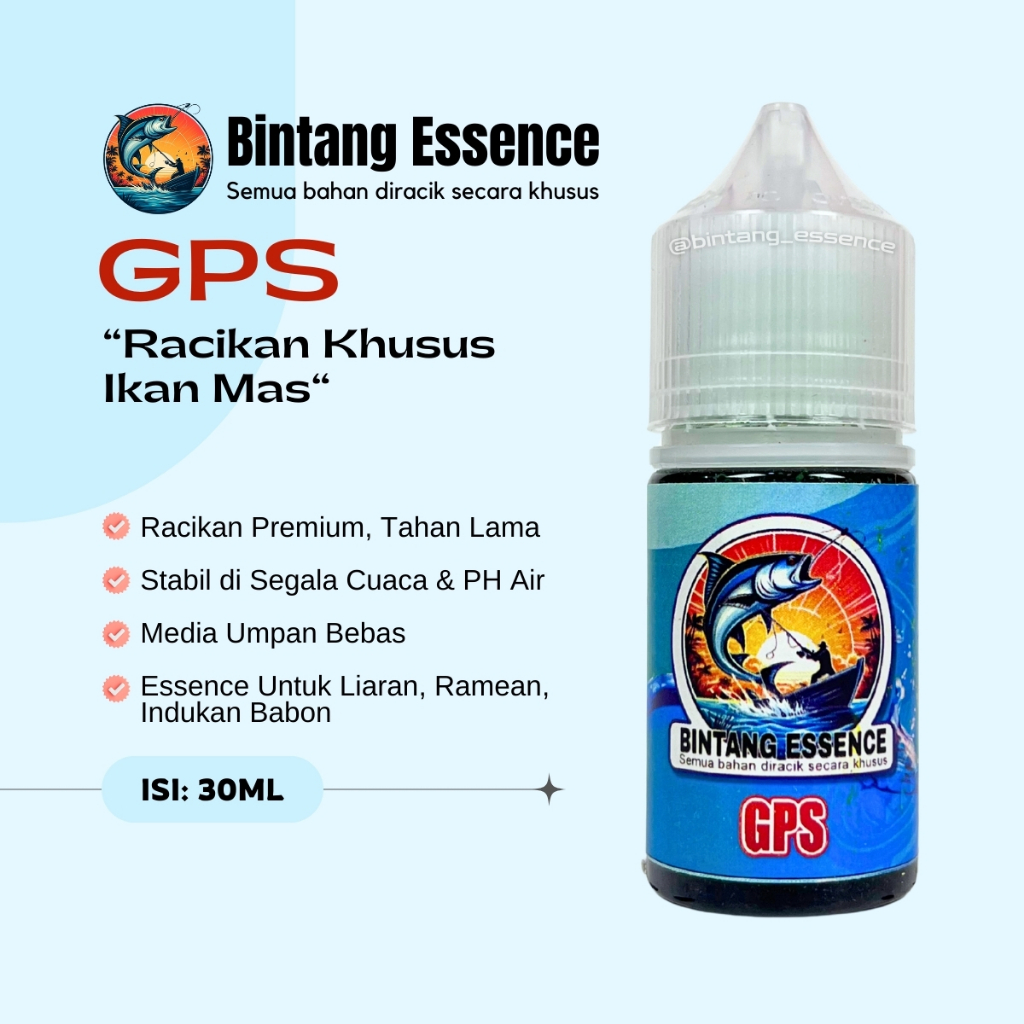 Essen Mancing Ikan Mas GPS 30ml Bintang Essence Umpan Pancing Racikan Khusus