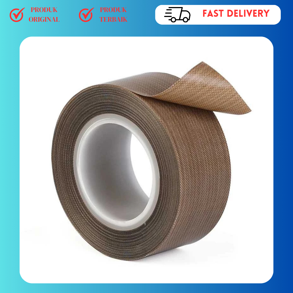 Tape Lakban PTFE Heat High Temperature Adhesive 10M