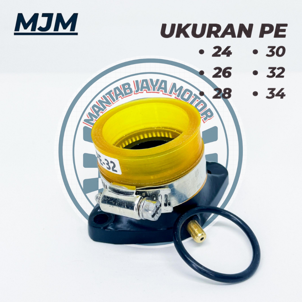 Manipol fu karbu manifold Intake Satria FU 150 4 tak Black PE 24 26 28 30 32 34