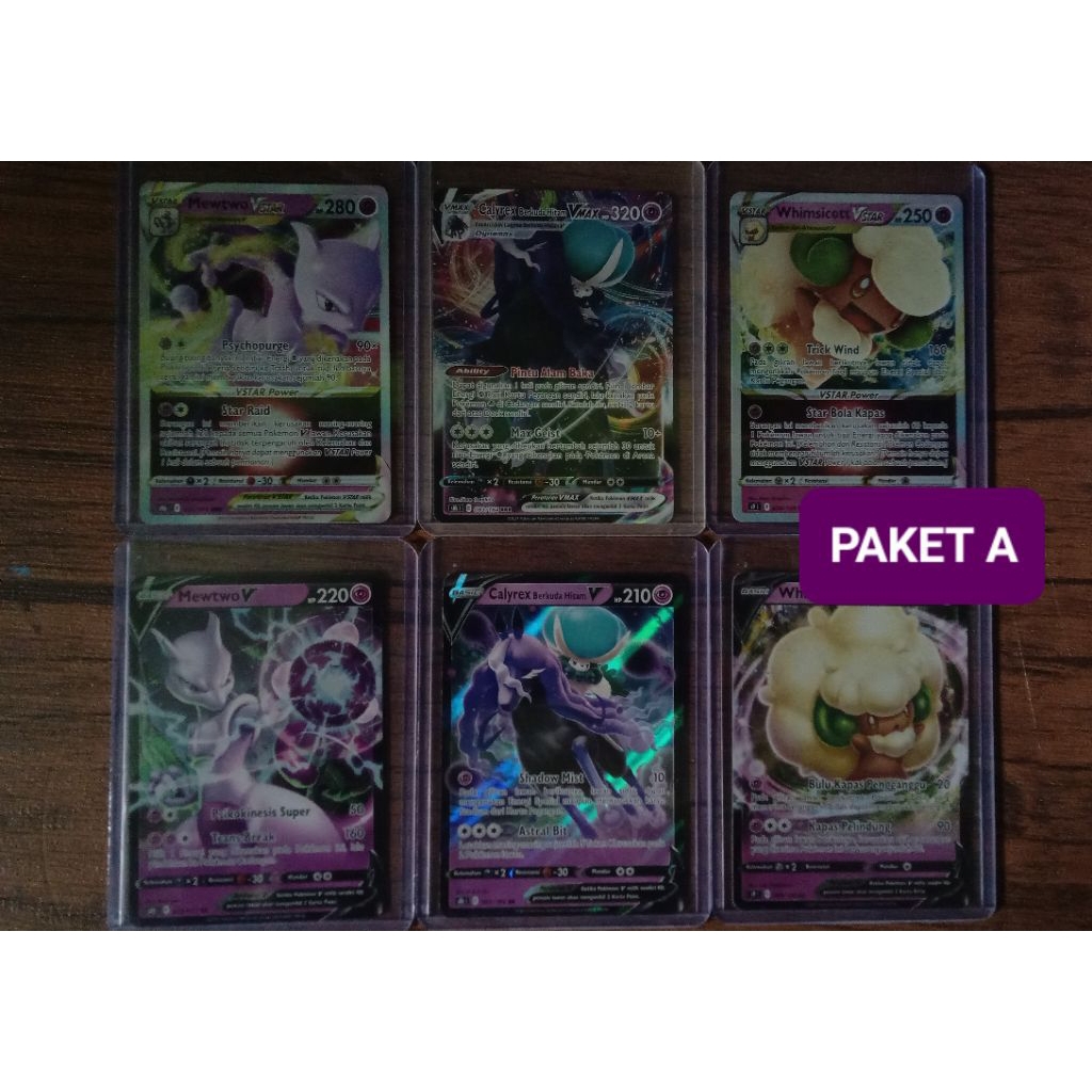 Pokemon Trade Card Game paket Vstar, Vmax, V, AR, CHR.