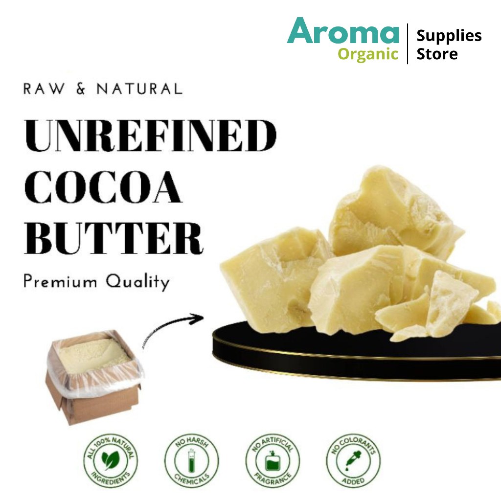 Cocoa Butter Unrefined 1 Kg Sudah Halal dan CoA ready