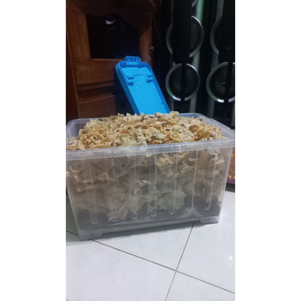 peyek kacang toples 5 liter
