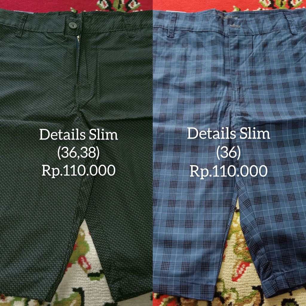Celana Pendek Details OriginaL
