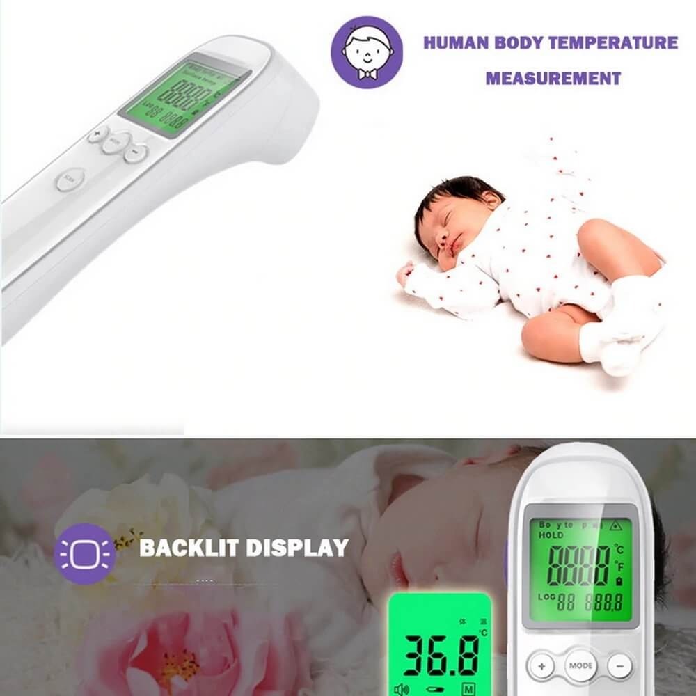 Thermogun Termometer Tembak Pengukur Suhu Badan Digital Infrared