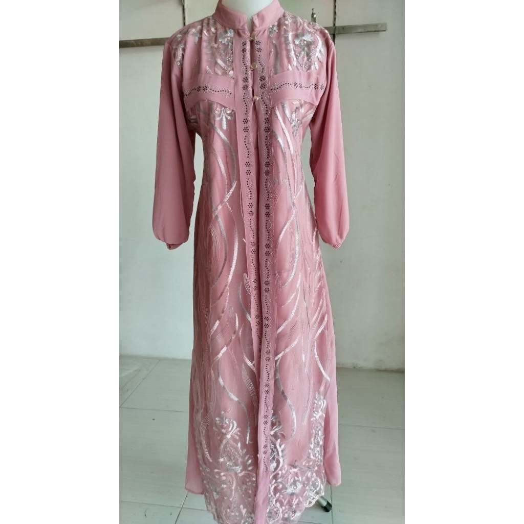 Gamis Semi Brukat