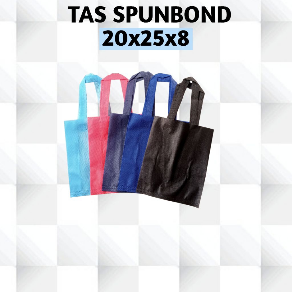 Tas spunbond Goodiebag 20x25x8 eceran