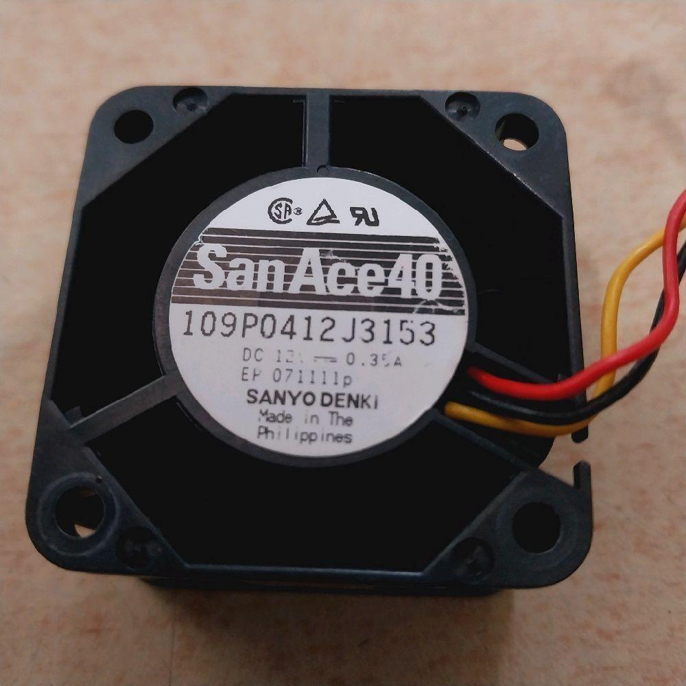 San Ace Kipas Fan 60DC 12V 0.35A Ukuran 4cmx4cmx2cm untuk Pendingin CPU Komputer Amplifier dan Elekt