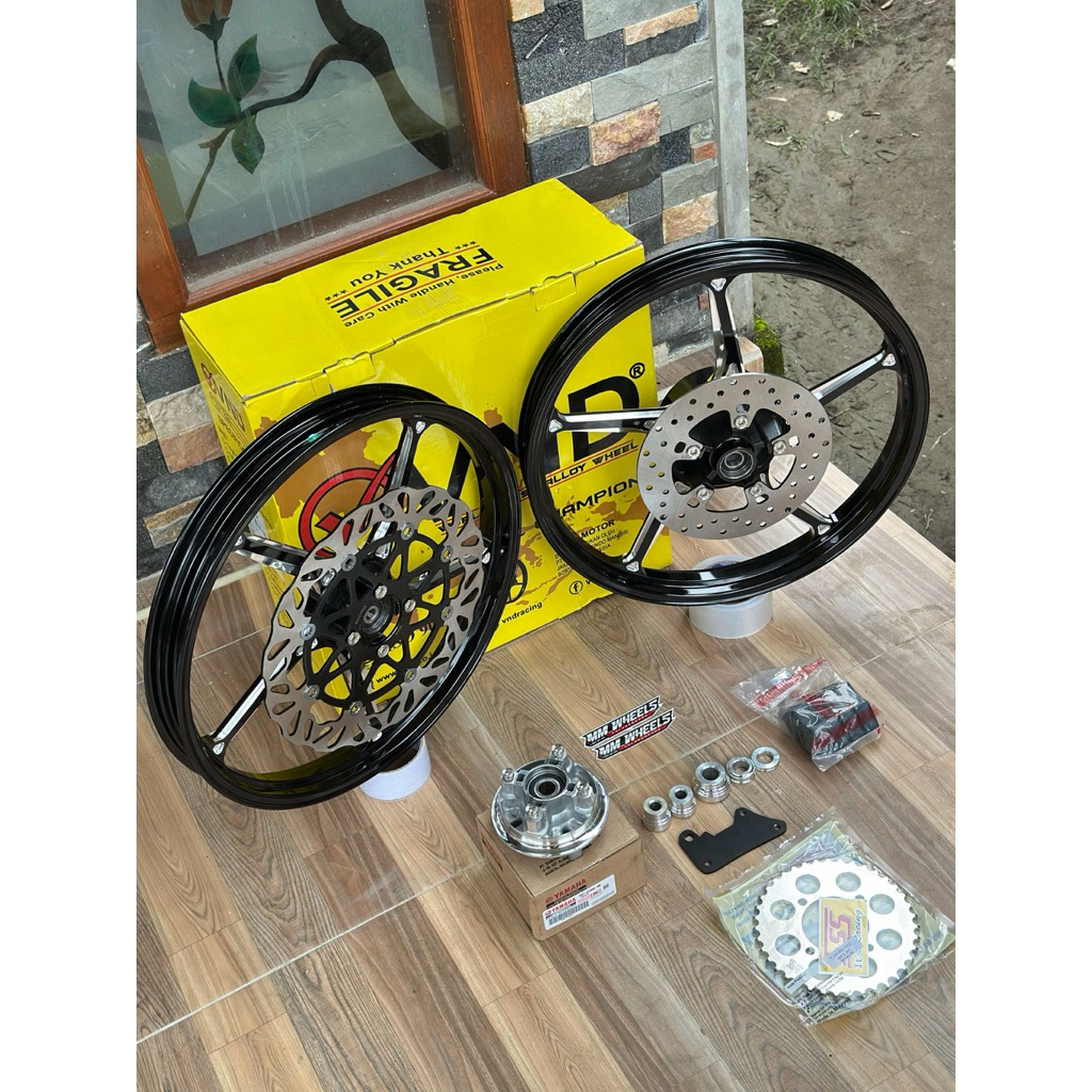 READY WHEELSET VELG VND, MUTAKIN, SET VND PNP TIGER, TIGER REVO