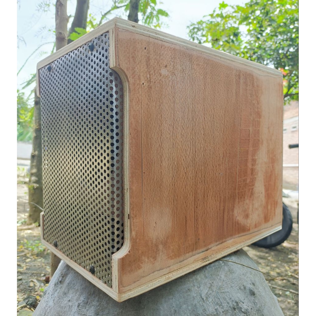 Box Speaker Subwoofer Miniscoop 6 Inch Singgle Bahan Tebal 12mm plus Ram Grill