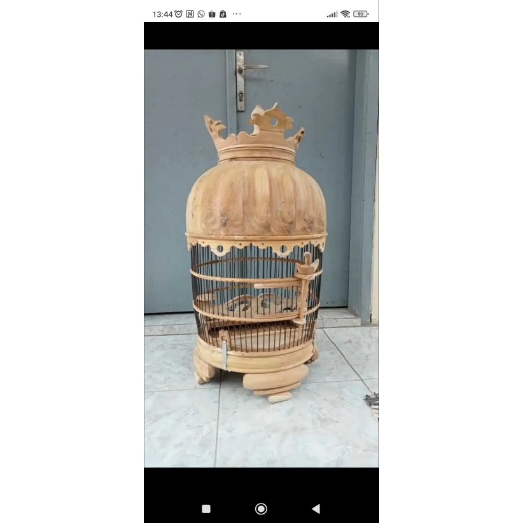 Sangkar Burung Perkutut Kayu Jati