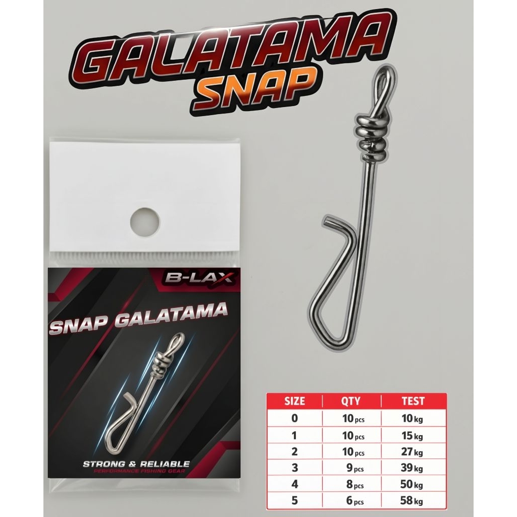 Snap Galatama Pancing Strong & Reliable - Peniti Pancing Stainless Super Kuat