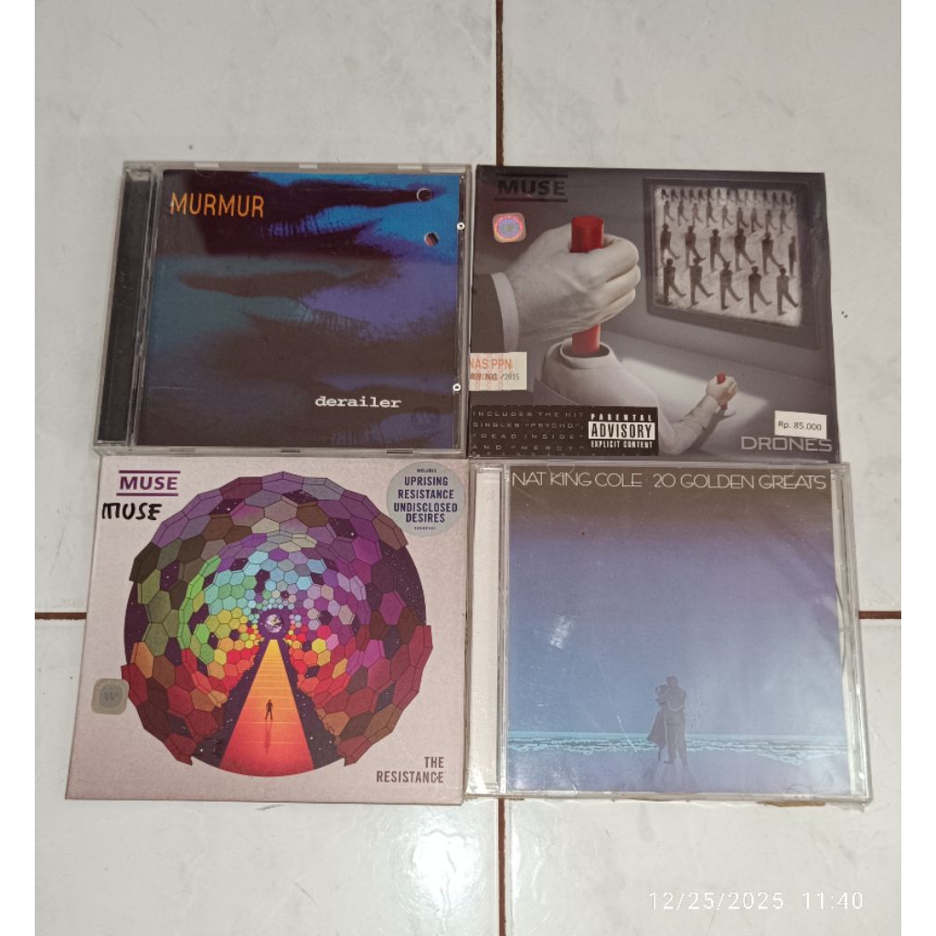CD MURMUR-Derailer / MUSE-Drones / MUSE-The Resistance / NAT KING COLE-20 Golden Greats