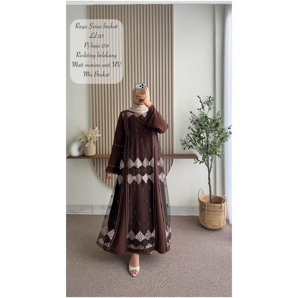 RAYA DRESS BRUKAT ORIGINAL BY ANNISA FASHION // DRESS KONDANGAN ANNISA FASHION