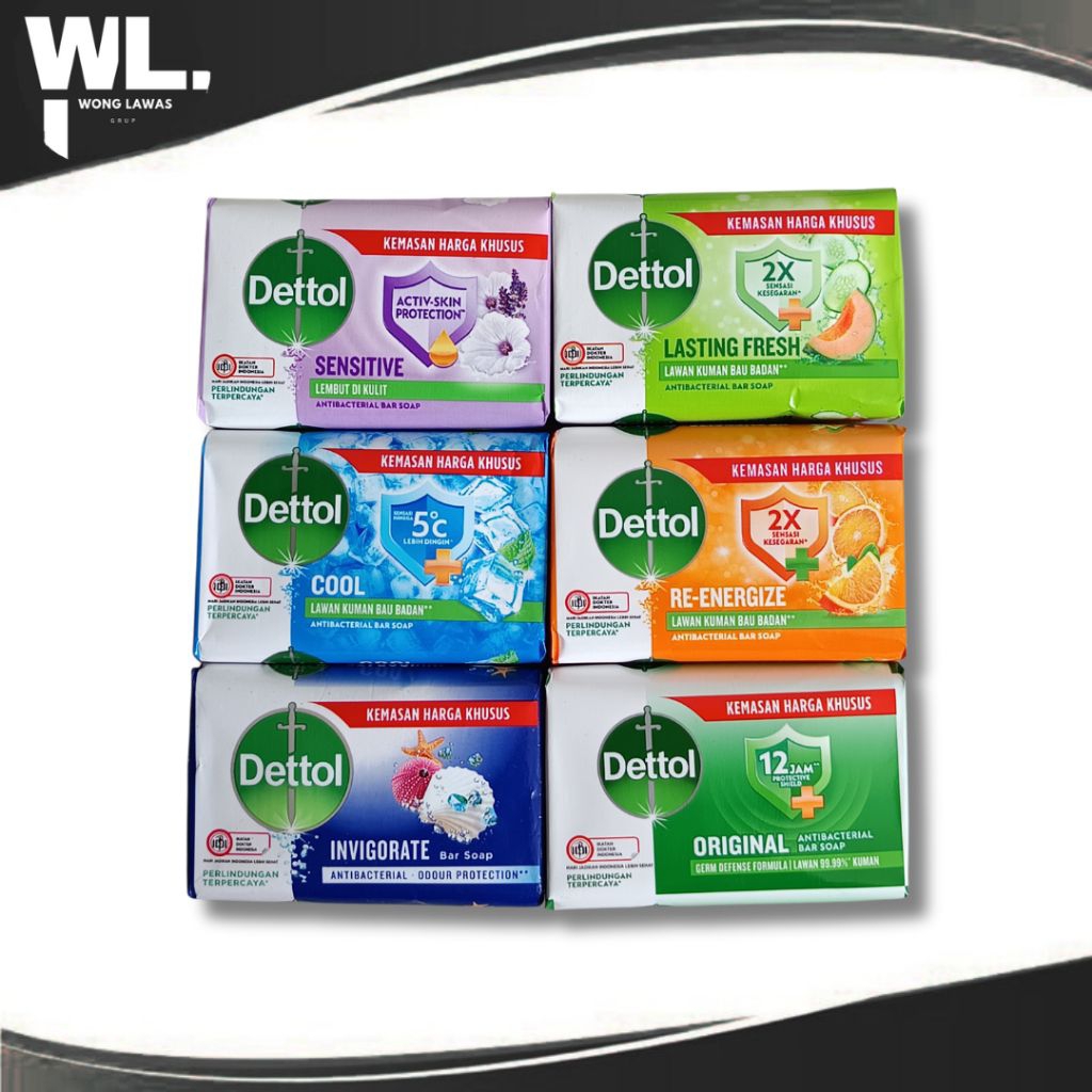 DETTOL 100 gram SABUN BATANG Dettol 100gr Sabun Mandi Dettol Besar
